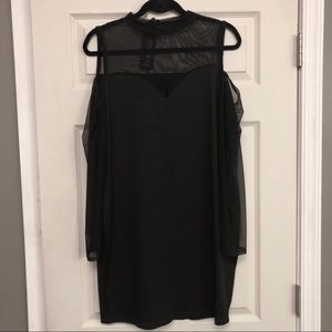 Sasha Cold Shoulder Dress by BOOHOO